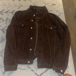 Brown corduroy princess polly jacket